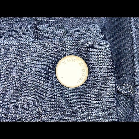 Rag & Bone Knit Mixed Media Leggings w/ Zip Fly 26 - Picture 4 of 11